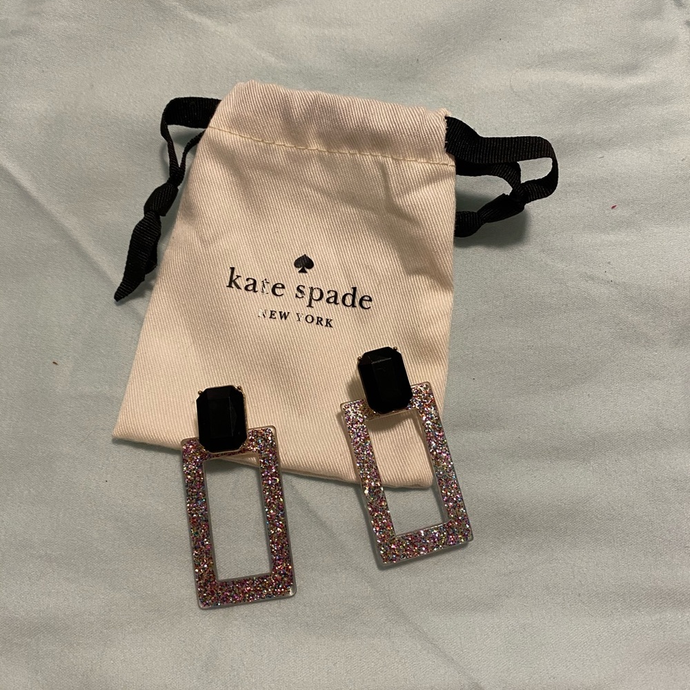 Kate spade glitter multi earrings
